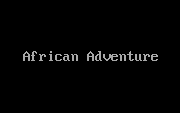 African Adventure - náhled