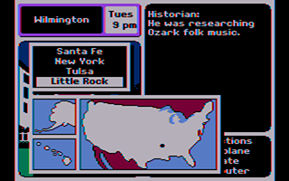 Where in the USA is Carmen Sandiego CGA