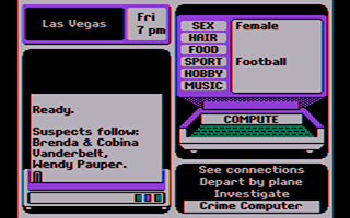 Where in the USA is Carmen Sandiego CGA