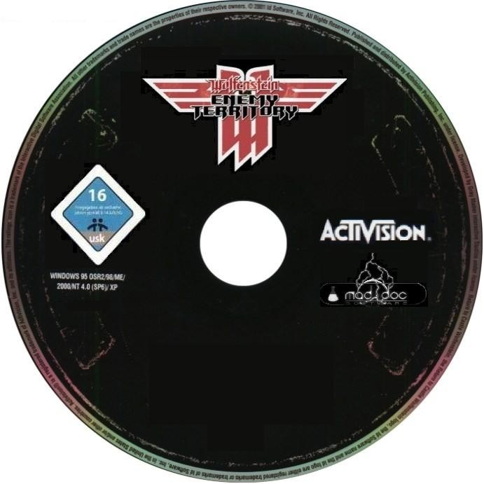 Wolfenstein: Enemy Territory - cd obal