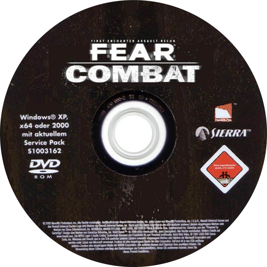F.E.A.R. Combat - cd obal